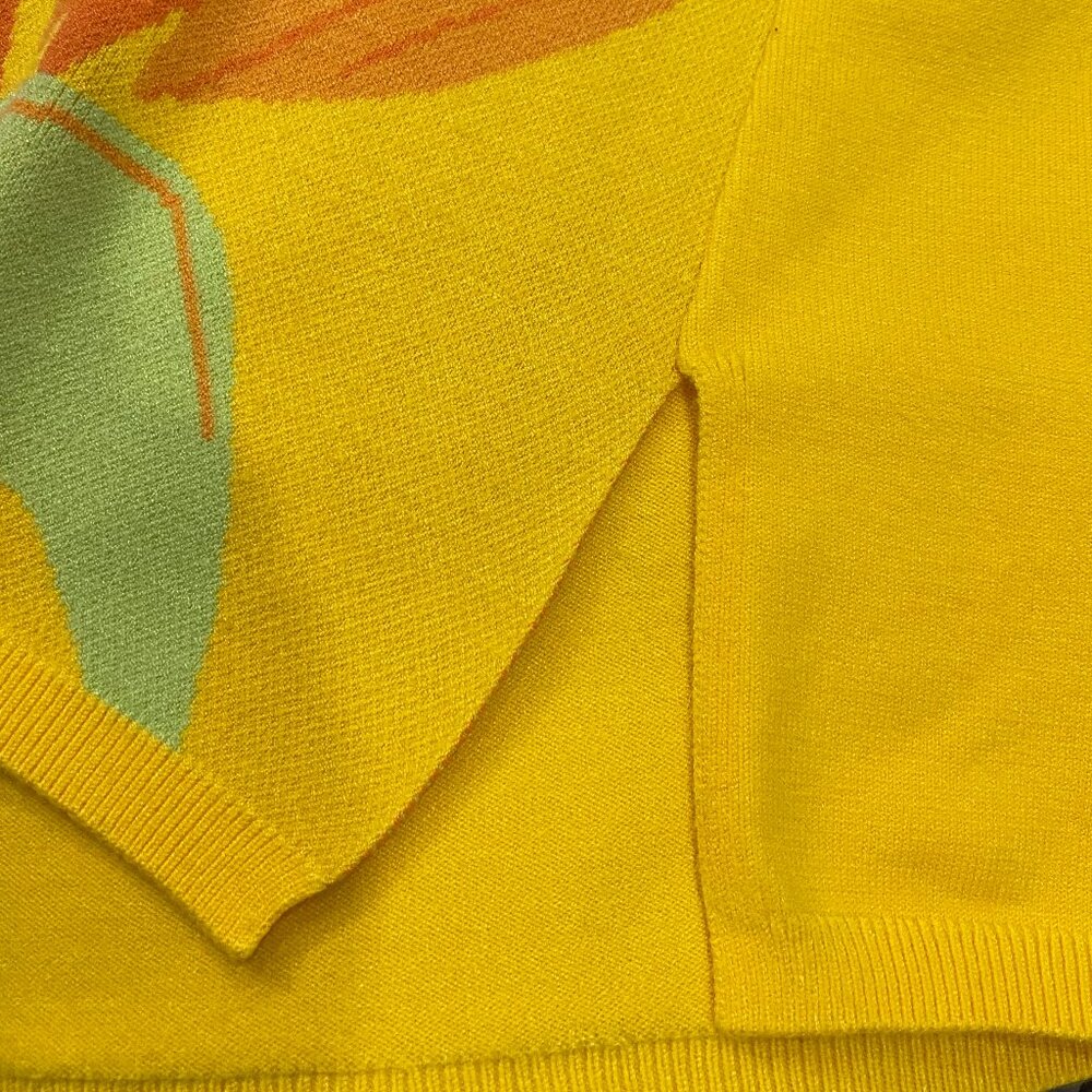 Soft Surroundings | La Paradiso Tropical Tunic Sweater 3/4 Sleeve | SZ S Women's - Picture 6 of 7
